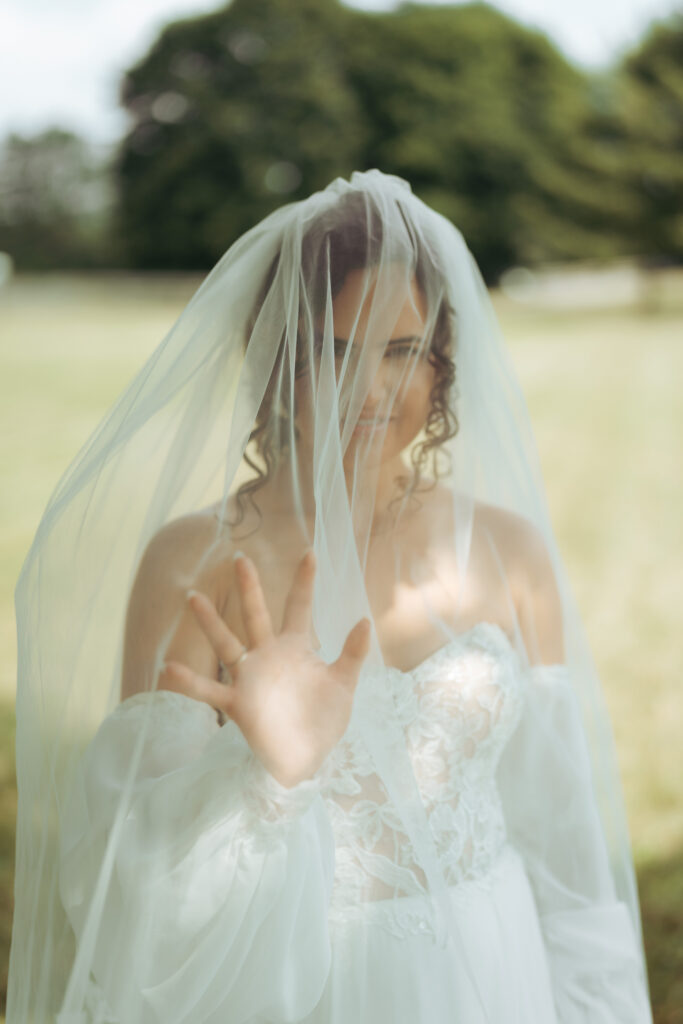 Before the Ceremony moments during Courtney and John’s church ceremony in Aurora, Ontario.