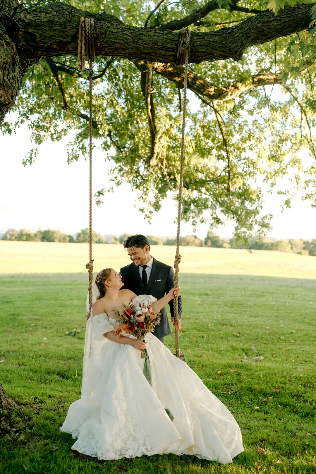 Golden-hour magic at Glen Drummond Farm.