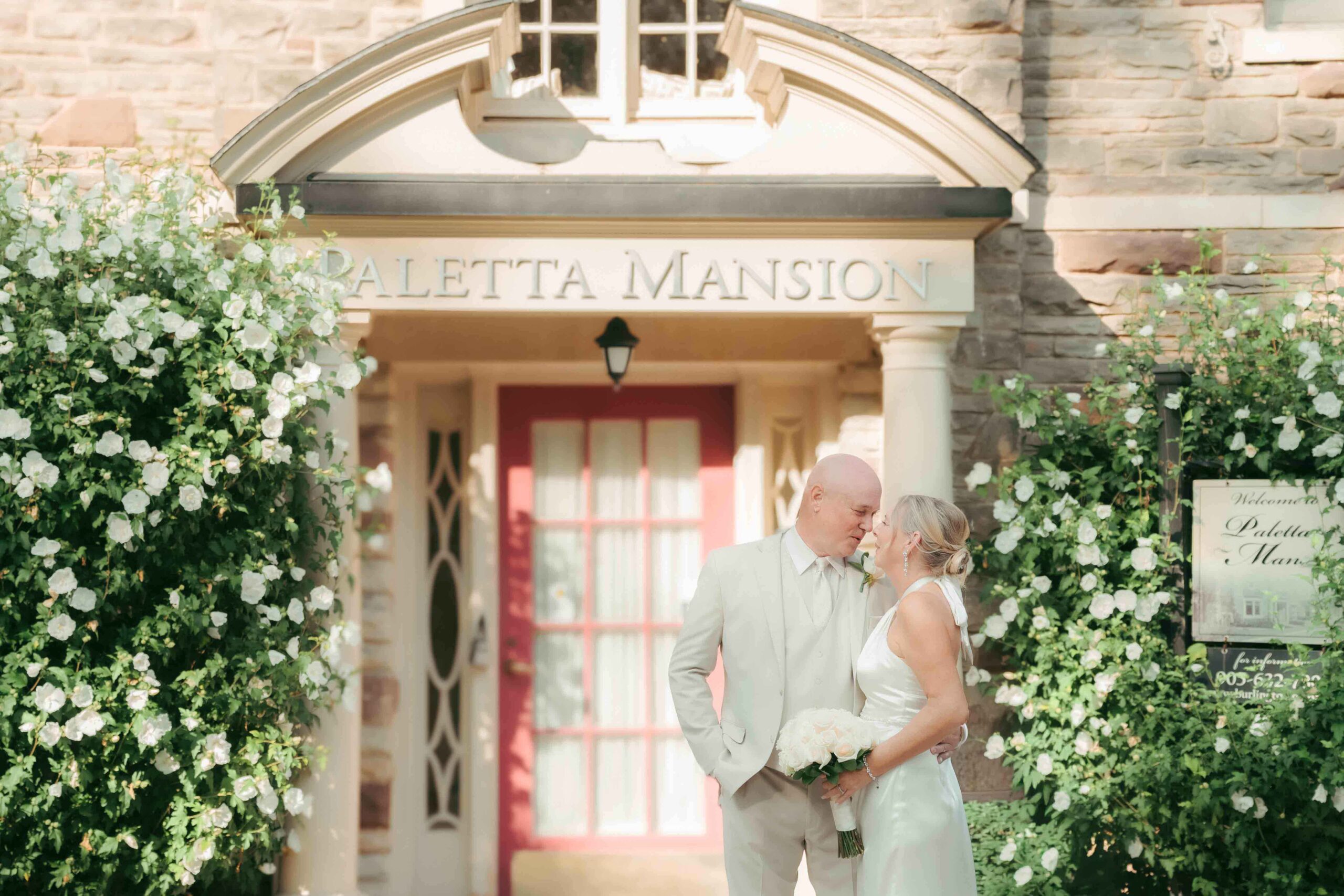 Couple portraits at Paletta Mansion
