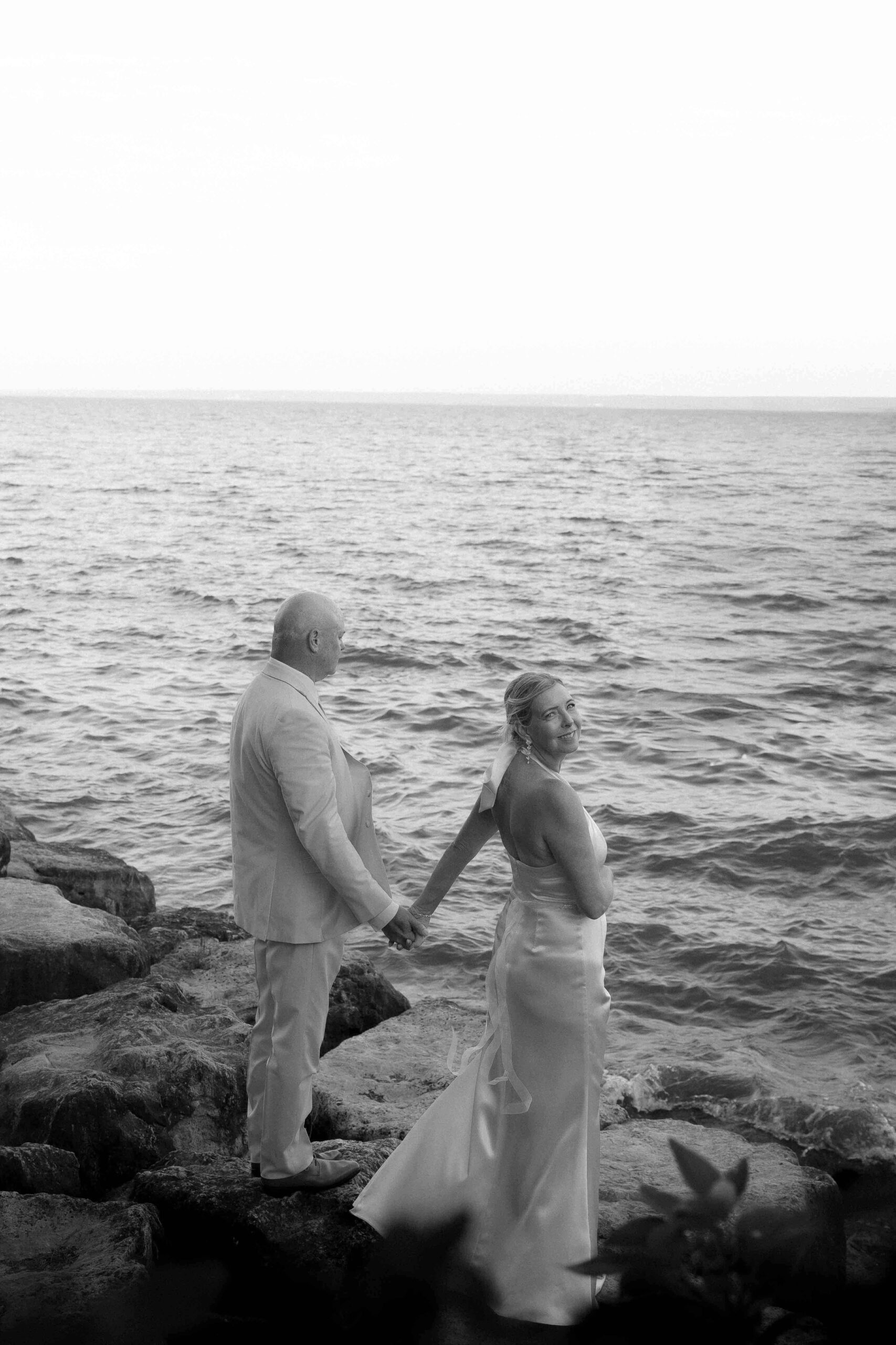 Waterfront Couple portraits at Paletta Mansion