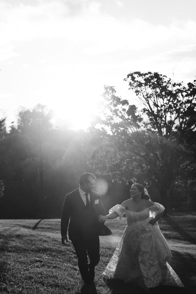 Just married, just glowing.