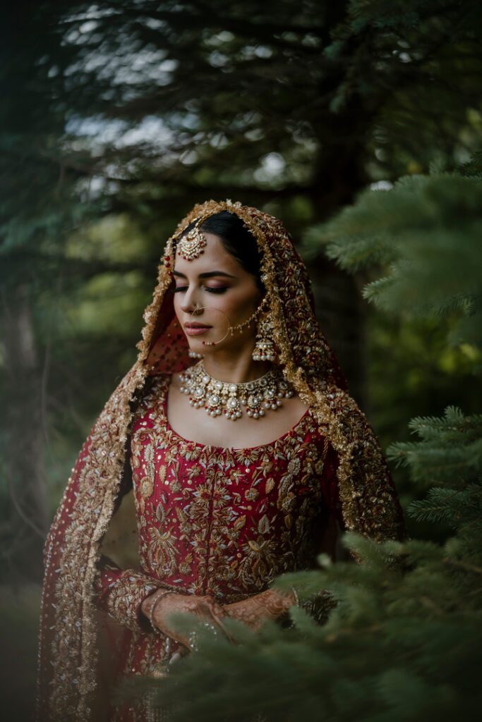 Nikkah ceremony at Caledon Mountain Vineyards with bride and groom during outdoor wedding, captured with candid moments and family portraits.
